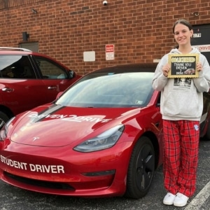 student driver- passed road test