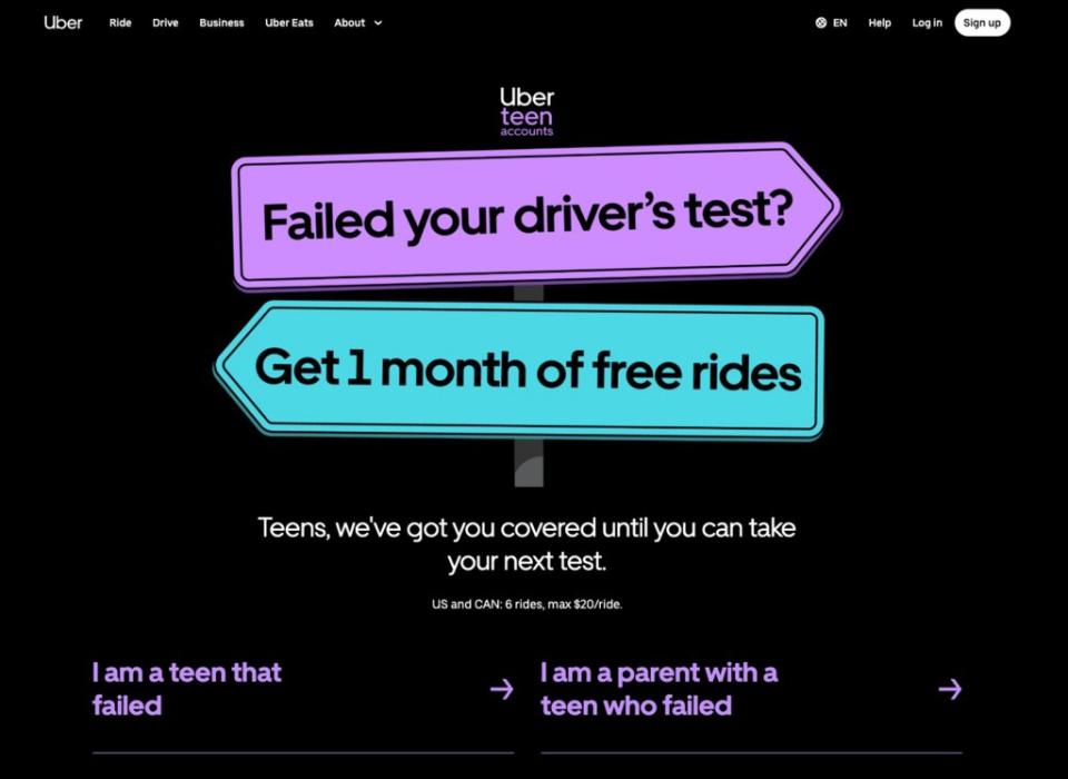 Uber offering free rides