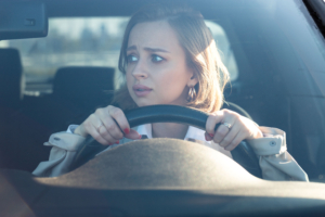 anxious driver